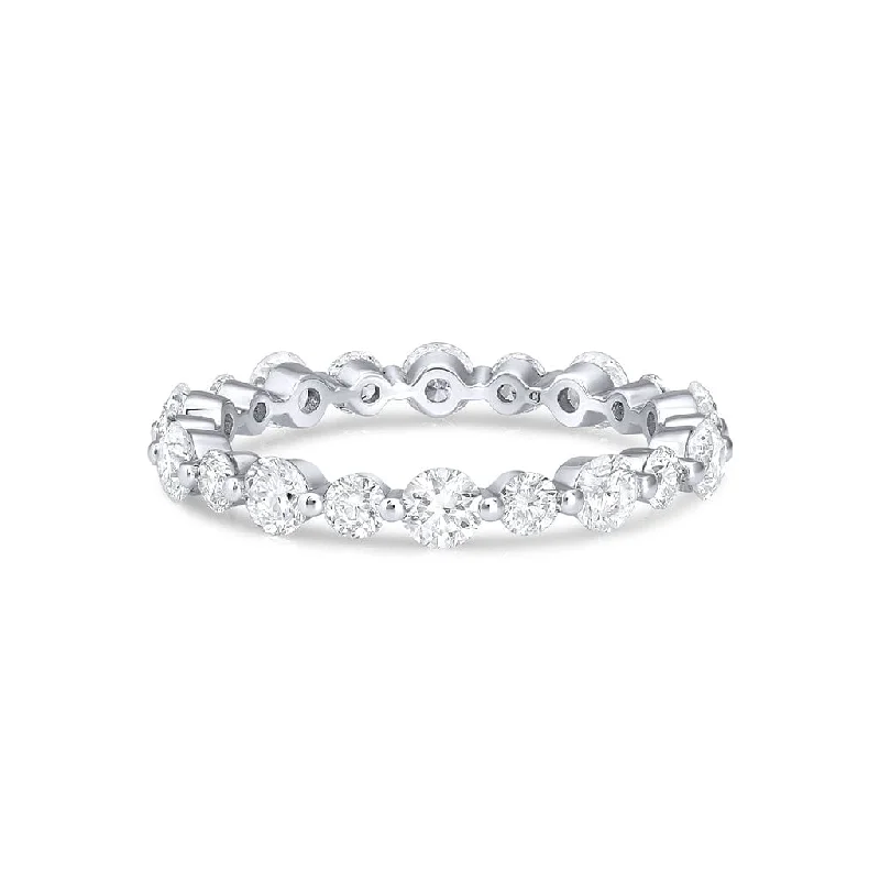 18kt White Gold 1.63ctw Diamond Eternity Band