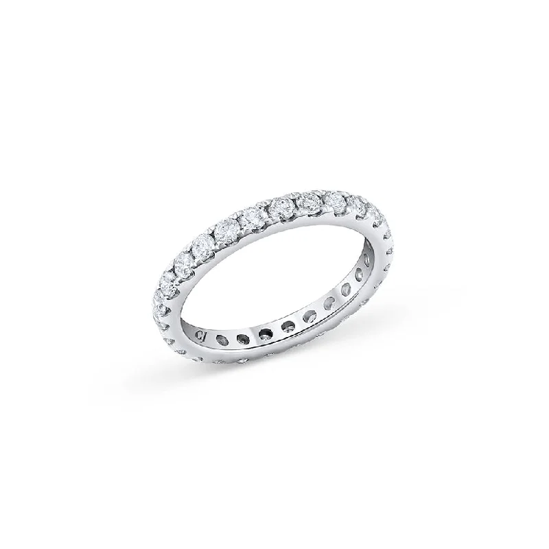 18k White Gold 1.08 ctw Eternity Band