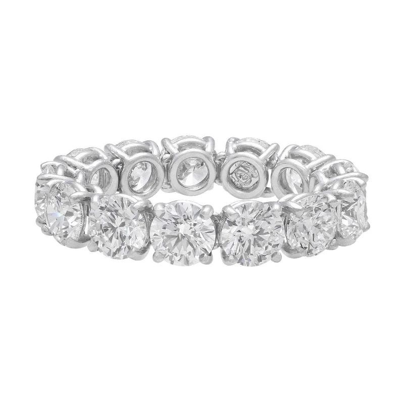 Rivière 18k White Gold 5.3ctw Flexible Diamond Band