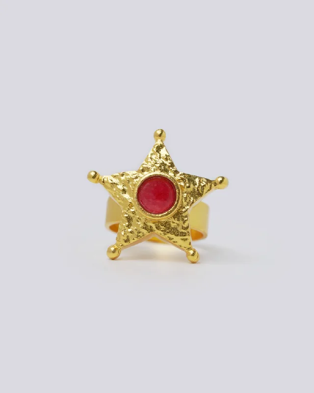 Sheriff Star Ring