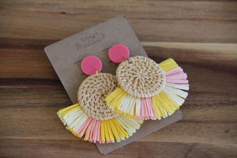 Yellow/Peach/Pink Post